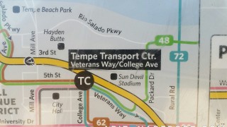 tempe arizona bus and light rail map