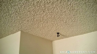 popcorn ceilings spray texture may contain asbestos fibers