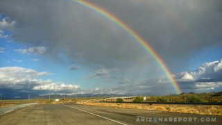 arizona rainbow sonoran desert november
