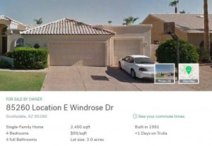 fake zillow real estate ad scammer