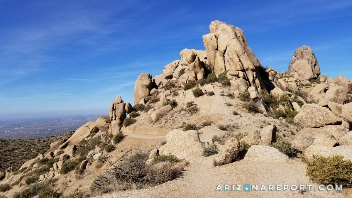 Best Scottsdale Arizona hikes trails trailhead Tom's Thumb dogs horses