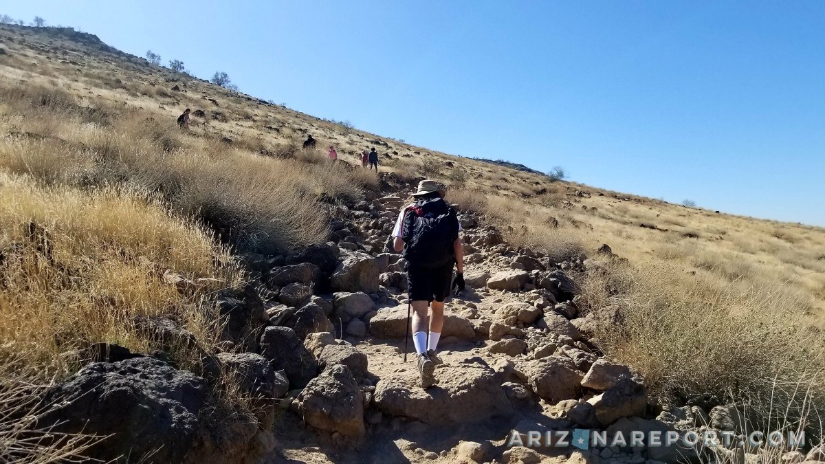 best glendale arizona hikes Thunderbird Conservation Park trail hiking loop Arrowhead Trail